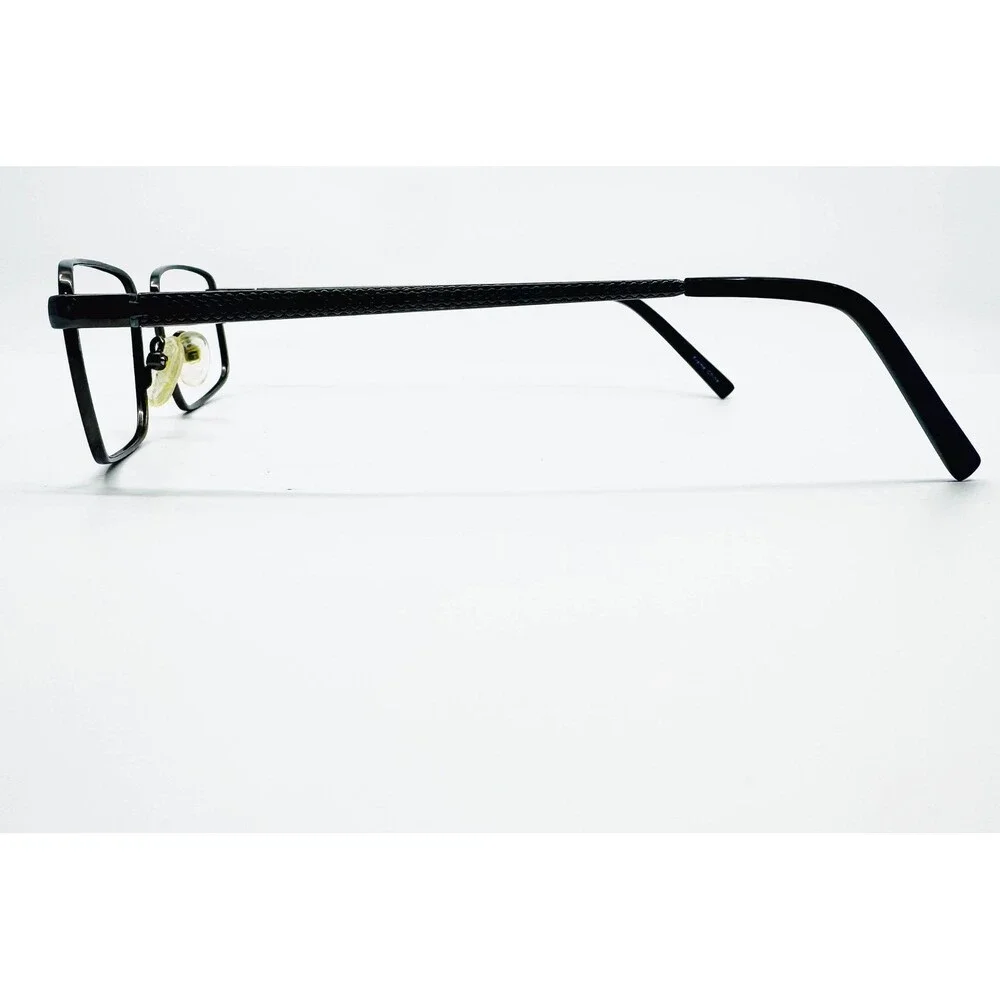 Adolfo Eyeglasses Mens Gunmetal Admiral Rectangle Full Rim Frames 53-17-140
